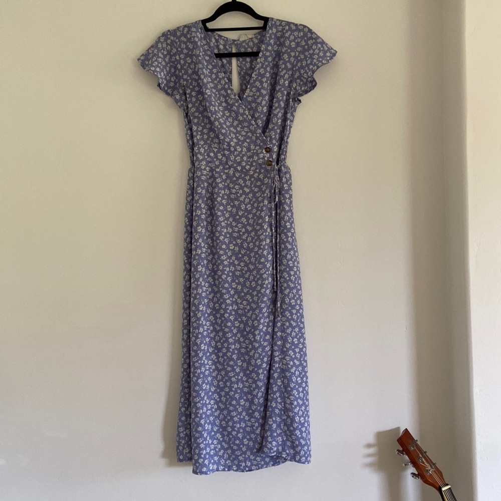 Floral Wrap Dress